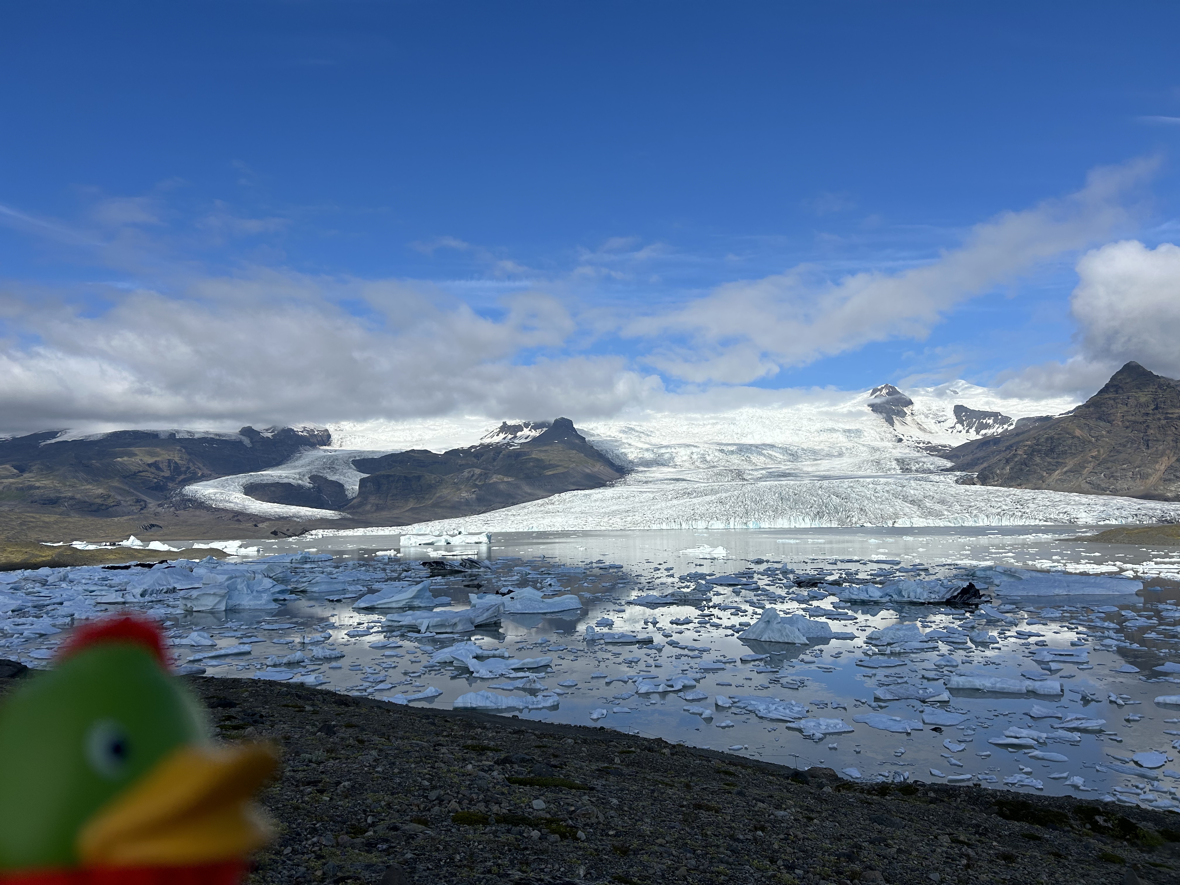 Guillaume at Fjallsárlón, Iceland